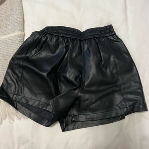 Leather Shorts